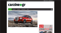 Desktop Screenshot of carzine.gr